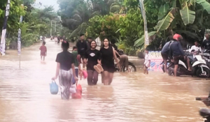 Akibat Hujan Deras, 5 Kecamatan di Kabupaten Tanggamus Diterjang Banjir