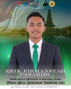 Erik Pasaribu, Pemuda Tapteng Siap Jadi Motor Gerakan Hijau di Ajang Duta Lingkungan Indonesia 2025