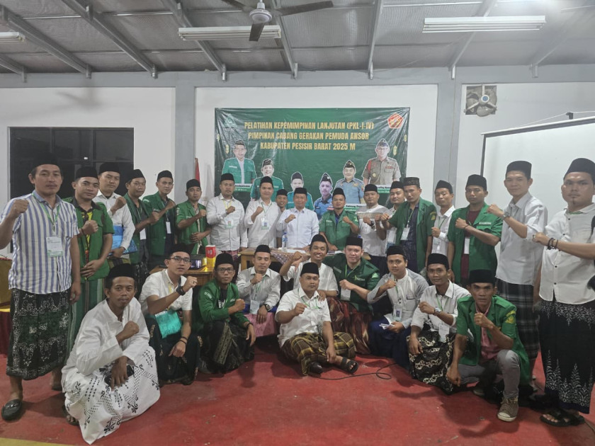 Rangkaian PKL GP Ansor Pesisir Barat Usai, Diteguhkan dengan Pembaiatan