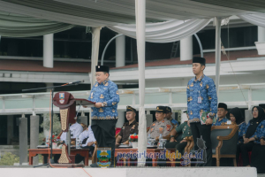 Pemkab Pesisir Barat Gelar Upacara Paripurna Bulanan Sekaligus Peringati Hari Sumpah Pemuda ke-97