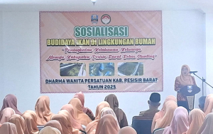 Pemkab Pesisir Barat Laksanakan Sosialisasi Budidaya Ikan Rumah Tangga untuk Perkuat Ketahanan Pangan dan Cegah Stunting