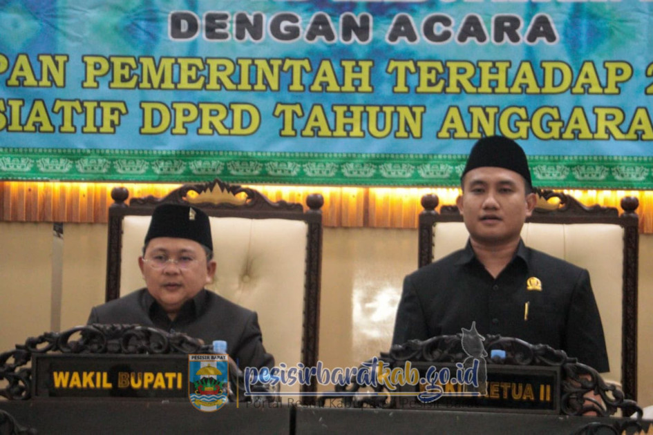 Wakil Bupati Pesisir Barat Tegaskan Pentingnya Ranperda untuk Kesejahteraan Masyarakat Pesibar
