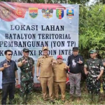 Tinjau Lahan Pembangunan Batalyon Teritorial, Danrem 043/Gatam Apresiasi Dukungan Pemkab dan Warga Pesisir Barat