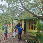 Kebakaran Melalap Satu Buah Rumah Warga Di Pekon Pemerihan Kecamatan Krui Selatan Di Duga Akibat Hubungan Arus Pendek
