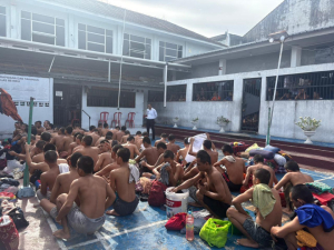 Rutan Krui Laksanakan Salam Pemasyarakatan dan Razia Barang Berlebih di Kamar Hunian