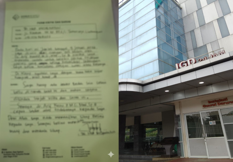 Diduga Hina Pasien, Oknum Dokter Bedah Dilaporkan Melalui Form Kritik Rumah Sakit