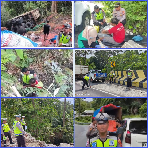 Polres Pesisir Barat Imbau Sopir Angkutan Barang Waspadai Jalur Menurun