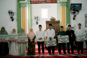 Bupati Dedi Irawan Hadiri Safari Ramadhan dan Serahkan Bantuan Masjid di Rawas