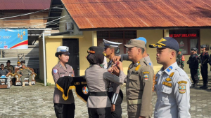 Jelang Idulfitri, Polres Pesisir Barat Gelar Apel Pasukan Operasi Ketupat Krakatau 2026