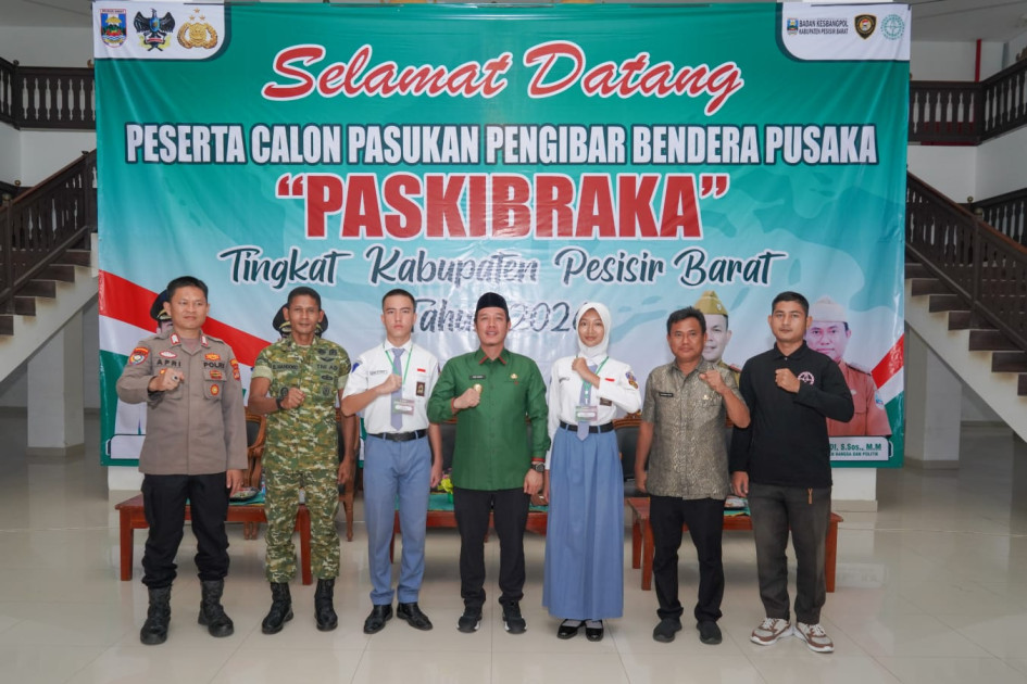 Pembukaan Seleksi Calon Paskibra Pesisir Barat Tahun 2026