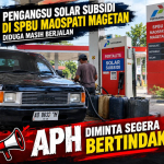 Pengisian Solar Armada Panther di SPBU Maospati Disorot, Muncul Nama ‘Senja’