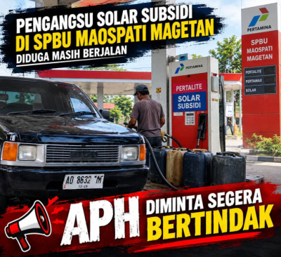 Pengisian Solar Armada Panther di SPBU Maospati Disorot, Muncul Nama ‘Senja’